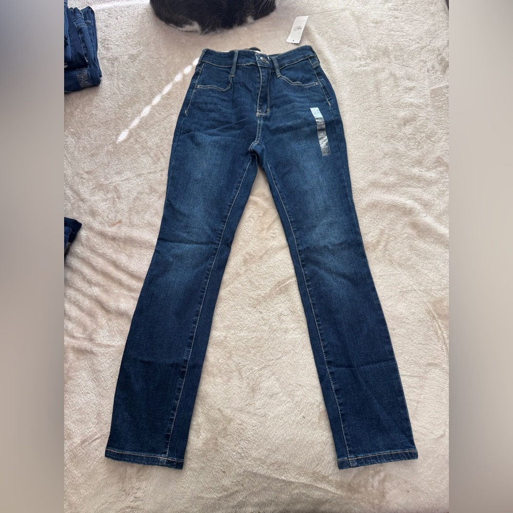 Rue21 Dark Blue High-Rise Skinny Jeans